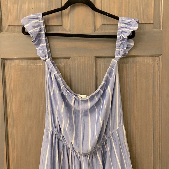 Pin Striped Blue & White American Eagle Dress - Picture 2 of 4